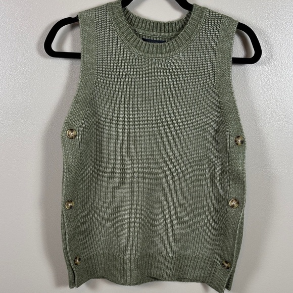 RACHEL Rachel Roy Tops - RACHEL Rachel Roy Olive Knit Sweater NWT